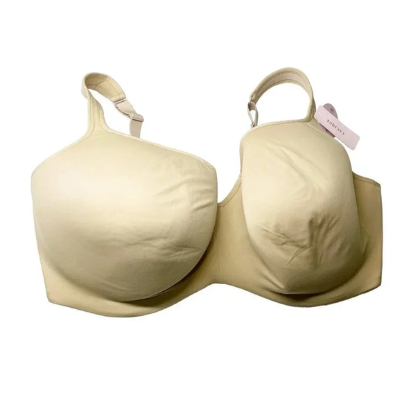 Cacique - Lane Bryant Beige Tan Smooth Balconette Underwire Bra Women's Size 42H - Picture 2 of 7